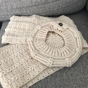 Hand made hat and scarf